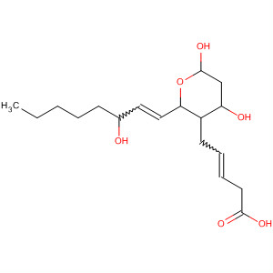 103190-15-4  3-Pentenoic acid,5-[tetrahydro-4,6-dihydroxy-2-(3-hydroxy-1-octenyl)-2H-pyran-3-yl]-