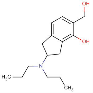 103836-89-1  1H-Indene-5-methanol, 2-(dipropylamino)-2,3-dihydro-4-hydroxy-