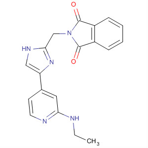 103851-97-4  1H-Isoindole-1,3(2H)-dione,2-[[4-[2-(ethylamino)-4-pyridinyl]-1H-imidazol-2-yl]methyl]-