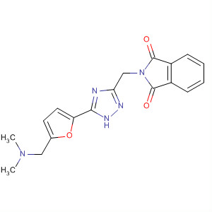 103852-02-4  1H-Isoindole-1,3(2H)-dione,2-[[5-[5-[(dimethylamino)methyl]-2-furanyl]-1H-1,2,4-triazol-3-yl]methyl]-