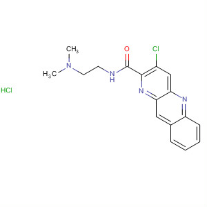 103942-62-7  1-Phenazinecarboxamide, 3-chloro-N-[2-(dimethylamino)ethyl]-,monohydrochloride