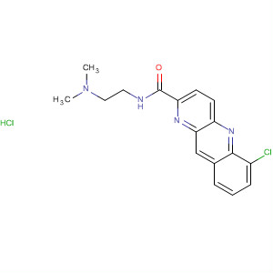 103942-64-9  1-Phenazinecarboxamide, 6-chloro-N-[2-(dimethylamino)ethyl]-,monohydrochloride