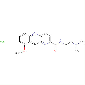 103942-70-7  1-Phenazinecarboxamide, N-[2-(dimethylamino)ethyl]-9-methoxy-,monohydrochloride