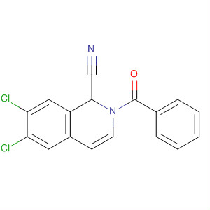 103959-61-1  1-Isoquinolinecarbonitrile, 2-benzoyl-6,7-dichloro-1,2-dihydro-