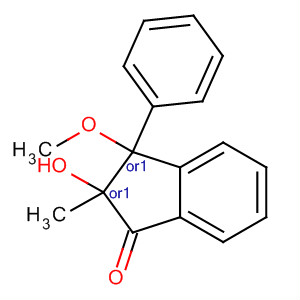 104024-81-9  1H-Inden-1-one, 2,3-dihydro-2-hydroxy-3-methoxy-2-methyl-3-phenyl-,cis-