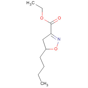 104048-57-9  3-Isoxazolecarboxylic acid, 5-butyl-4,5-dihydro-, ethyl ester 104048-57-9  3-Isoxazolecarboxylic acid, 5-butyl-4,5-dihydro-, ethyl ester