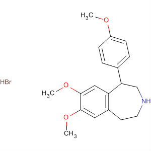 104113-87-3  1H-3-Benzazepine,2,3,4,5-tetrahydro-7,8-dimethoxy-1-(4-methoxyphenyl)-, hydrobromide