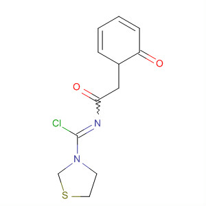 104132-47-0  3-Thiazolidinecarboximidoyl chloride, N-(oxophenylacetyl)-