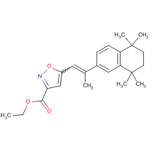 104192-14-5  3-Isoxazolecarboxylic acid,5-[2-(5,6,7,8-tetrahydro-5,5,8,8-tetramethyl-2-naphthalenyl)-1-propenyl]-, ethyl ester, (E)-