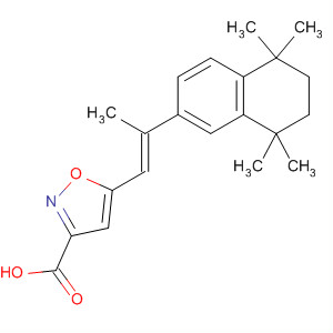 104192-17-8  3-Isoxazolecarboxylic acid,5-[2-(5,6,7,8-tetrahydro-5,5,8,8-tetramethyl-2-naphthalenyl)-1-propenyl]-, (E)-