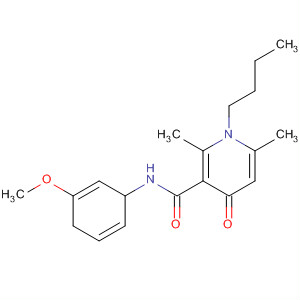 104237-95-8  3-Pyridinecarboxamide,1-butyl-1,4-dihydro-N-(3-methoxyphenyl)-2,6-dimethyl-4-oxo- 104237-95-8  3-Pyridinecarboxamide,1-butyl-1,4-dihydro-N-(3-methoxyphenyl)-2,6-dimethyl-4-oxo-
