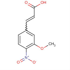 104274-19-3  2-Propenoic acid, 3-(3-methoxy-4-nitrophenyl)-