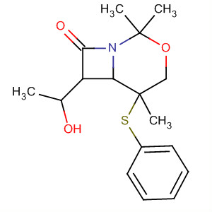 104362-71-2  3-Oxa-1-azabicyclo[4.2.0]octan-8-one,7-(1-hydroxyethyl)-2,2,5-trimethyl-5-(phenylthio)-