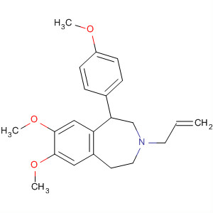 104421-94-5  1H-3-Benzazepine,2,3,4,5-tetrahydro-7,8-dimethoxy-1-(4-methoxyphenyl)-3-(2-propenyl)-