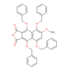 104423-00-9  Naphtho[2,3-c]furan-1,3-dione,6-methoxy-4,5,8,9-tetrakis(phenylmethoxy)-