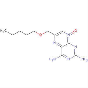 104438-51-9  2,4-Pteridinediamine, 6-[(pentyloxy)methyl]-, 8-oxide
