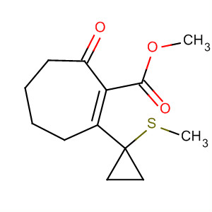 104463-30-1  1-Cycloheptene-1-carboxylic acid, 2-[1-(methylthio)cyclopropyl]-7-oxo-,methyl ester