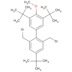 104463-75-4  1,1'-Biphenyl,2,6-bis(bromomethyl)-3',4,5'-tris(1,1-dimethylethyl)-4'-methoxy-