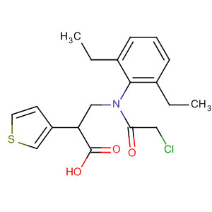 100007-23-6  3-Thiopheneacetic acid,2-[[(chloroacetyl)(2,6-diethylphenyl)amino]methyl]-