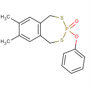 100032-41-5  2,4,3-Benzodithiaphosphepin, 1,5-dihydro-7,8-dimethyl-3-phenoxy-,3-oxide