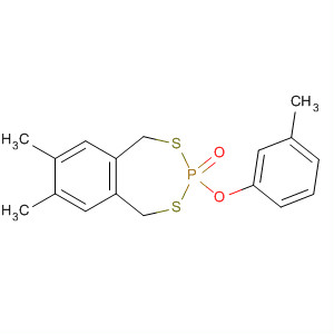 100032-43-7  2,4,3-Benzodithiaphosphepin,1,5-dihydro-7,8-dimethyl-3-(3-methylphenoxy)-, 3-oxide