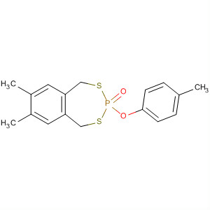 100032-44-8  2,4,3-Benzodithiaphosphepin,1,5-dihydro-7,8-dimethyl-3-(4-methylphenoxy)-, 3-oxide