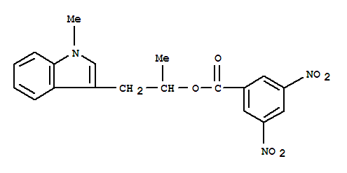 10007-01-9  1H-Indole-3-ethanol, a,1-dimethyl-,3-(3,5-dinitrobenzoate)