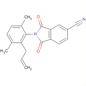 100824-43-9  1H-Isoindole-5-carbonitrile,2-[3,6-dimethyl-2-(2-propenyl)phenyl]-2,3-dihydro-1,3-dioxo-