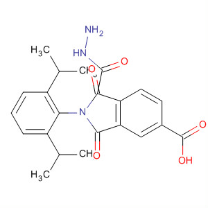 100824-49-5  1H-Isoindole-5-carboxylic acid,2-[2,6-bis(1-methylethyl)phenyl]-2,3-dihydro-1,3-dioxo-, hydrazide