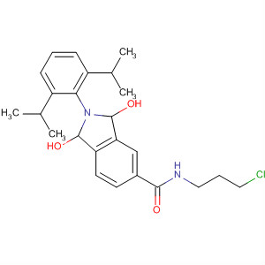100824-55-3  1H-Isoindole-5-carboxamide,2-[2,6-bis(1-methylethyl)phenyl]-N-(3-chloropropyl)-2,3-dihydro-1,3-dioxo-