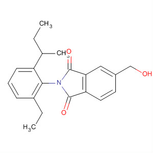 100824-60-0  1H-Isoindole-1,3(2H)-dione,2-[2-ethyl-6-(1-methylpropyl)phenyl]-5-(hydroxymethyl)-