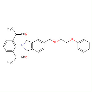 100824-81-5  1H-Isoindole-1,3(2H)-dione,2-[2,6-bis(1-methylethyl)phenyl]-5-[(2-phenoxyethoxy)methyl]-