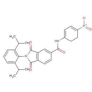100825-02-3  1H-Isoindole-5-carboxamide,2-[2,6-bis(1-methylethyl)phenyl]-2,3-dihydro-N-(4-nitrophenyl)-1,3-dioxo-