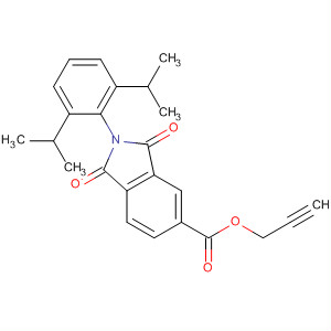 100826-04-8  1H-Isoindole-5-carboxylic acid,2-[2,6-bis(1-methylethyl)phenyl]-2,3-dihydro-1,3-dioxo-, 2-propynyl ester
