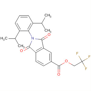 100826-86-6  1H-Isoindole-5-carboxylic acid,2-[2,6-bis(1-methylethyl)phenyl]-2,3-dihydro-1,3-dioxo-,2,2,2-trifluoroethyl ester