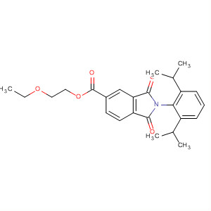 100826-91-3  1H-Isoindole-5-carboxylic acid,2-[2,6-bis(1-methylethyl)phenyl]-2,3-dihydro-1,3-dioxo-, 2-ethoxyethylester