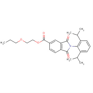 100826-92-4  1H-Isoindole-5-carboxylic acid,2-[2,6-bis(1-methylethyl)phenyl]-2,3-dihydro-1,3-dioxo-, 2-propoxyethylester