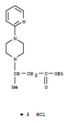 104373-92-4  1-Piperazinepropanoicacid, b-methyl-4-(2-pyridinyl)-, ethylester, hydrochloride (1:2)