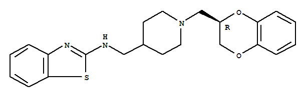 104383-20-2  2-Benzothiazolamine,N-[[1-[[(2R)-2,3-dihydro-1,4-benzodioxin-2-yl]methyl]-4-piperidinyl]methyl]-