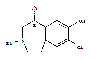 118546-22-8  1H-3-Benzazepin-7-ol,8-chloro-3-ethyl-2,3,4,5-tetrahydro-5-phenyl-, (5R)-