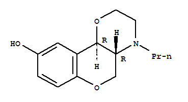 123671-92-1  2H,5H-[1]Benzopyrano[4,3-b]-1,4-oxazin-9-ol,3,4,4a,10b-tetrahydro-4-propyl-, (4aR,10bR)-