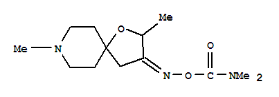 143158-69-4  1-Oxa-8-azaspiro[4.5]decan-3-one,2,8-dimethyl-, O-[(dimethylamino)carbonyl]oxime (9CI)