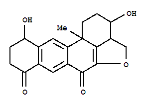 143380-40-9  1H-Benzo[6,7]phenanthro[10,1-bc]furan-6,8(9H,12bH)-dione,2,3,3a,4,10,11-hexahydro-3,11-dihydroxy-12b-methyl- (9CI)
