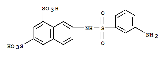 143683-20-9  1,3-Naphthalenedisulfonicacid, 7-[[(3-aminophenyl)sulfonyl]amino]-
