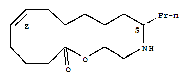 147363-84-6  1-Oxa-4-azacyclohexadec-11-en-16-one,5-propyl-, (5S,11Z)-