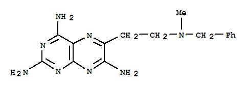 153288-68-7  2,4,7-Pteridinetriamine,6-[2-[methyl(phenylmethyl)amino]ethyl]-