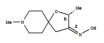 160225-95-6  1-Oxa-8-azaspiro[4.5]decan-3-one,2,8-dimethyl-, oxime, (2R,3Z)-