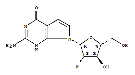 170468-36-7  4H-Pyrrolo[2,3-d]pyrimidin-4-one,2-amino-7-(2-deoxy-2-fluoro-b-D-arabinofuranosyl)-1,7-dihydro-