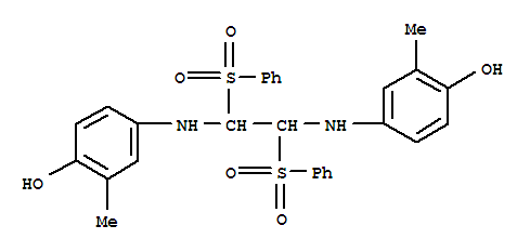 10018-57-2  o-Cresol,4,4'-[[1,2-bis(phenylsulfonyl)ethylene]diimino]di- (7CI,8CI)