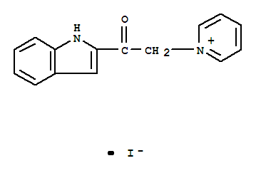 102584-05-4  Pyridinium,1-[2-(1H-indol-2-yl)-2-oxoethyl]-, iodide (1:1)